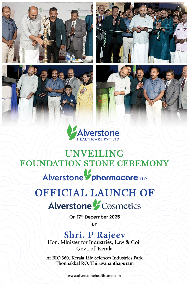 The cornerstone unveiling ceremony of Alverstone Pharmacare
